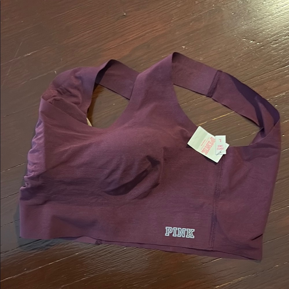 PINK Victoria's Secret Purple Sports Bra Intimates